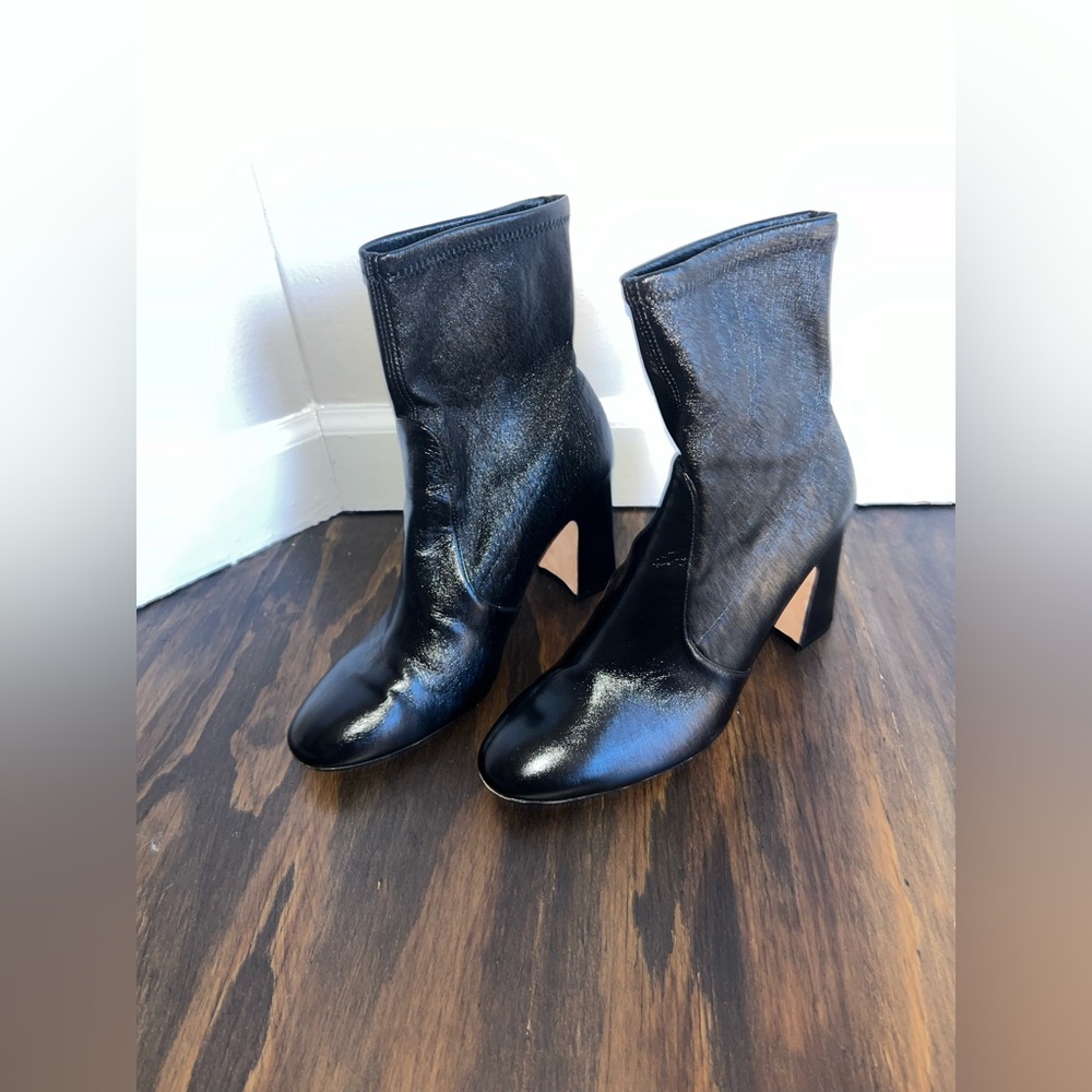 Stuart Weitzman Curveblock 100 Bootie - Picture 3 of 7